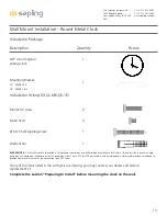 Preview for 13 page of Sapling SAP Series Installation Manual