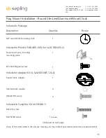 Preview for 35 page of Sapling SAP Series Installation Manual