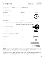 Предварительный просмотр 47 страницы Sapling SAP Series Installation Manual