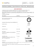 Preview for 15 page of Sapling Saw 4 Installation Manual