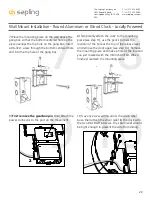 Preview for 22 page of Sapling Saw 4 Installation Manual