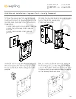 Preview for 30 page of Sapling Saw 4 Installation Manual