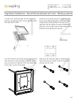 Preview for 34 page of Sapling Saw 4 Installation Manual