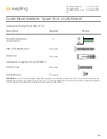 Preview for 80 page of Sapling Saw 4 Installation Manual