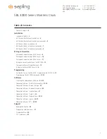 Preview for 2 page of Sapling SBL 3000 Series Installation And Programming Manual