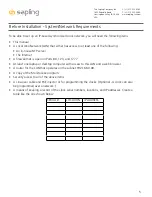 Предварительный просмотр 5 страницы Sapling SBP-31 Installation Manual