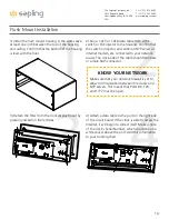 Предварительный просмотр 14 страницы Sapling SBP-31 Installation Manual