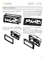 Preview for 20 page of Sapling SBP-31 Installation Manual