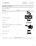 Preview for 22 page of Sapling SBP-31 Installation Manual