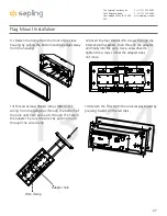 Preview for 27 page of Sapling SBP-31 Installation Manual