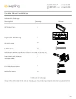 Preview for 30 page of Sapling SBP-31 Installation Manual