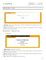 Preview for 47 page of Sapling SBP-31 Installation Manual