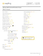 Preview for 2 page of Sapling SBT Series Installation Manual