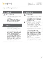 Preview for 3 page of Sapling SBT Series Installation Manual