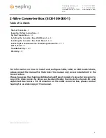 Preview for 2 page of Sapling SCB-100-000-1 Installation Manual