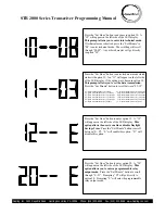 Preview for 3 page of Sapling STR 2000 Series Programming Manual