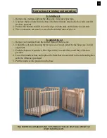 Предварительный просмотр 4 страницы Saplings Maria folding cot Assembly Instructions