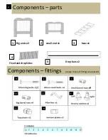 Предварительный просмотр 2 страницы Saplings Stephanie cot bed Assembly Instructions