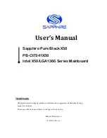 Preview for 1 page of Sapphire Audio PB-CI7S41X58 User Manual