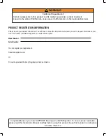 Preview for 2 page of Sapphire Audio SBCR24 Operator'S Manual