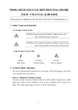 Preview for 1 page of Sapphire Instruments LDP-6010 User Manual