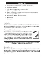 Preview for 5 page of Sarabec Loop System LA240 User Manual