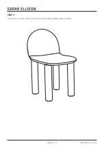 Preview for 3 page of SARAH ELLISON ARCH UPHOLSTERED DINING CHAIR Assembly Instructions