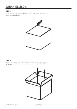 Preview for 2 page of SARAH ELLISON FLOAT ARMLESS MODULAR Assembly Instructions