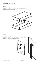 Предварительный просмотр 2 страницы SARAH ELLISON GABRIELLA Assembly Instructions