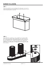 Preview for 2 page of SARAH ELLISON LIZA Assembly Instructions