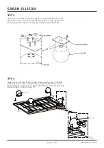 Preview for 3 page of SARAH ELLISON YOKO QUEEN BED Assembly Instructions Manual