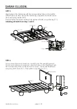 Preview for 4 page of SARAH ELLISON YOKO QUEEN BED Assembly Instructions Manual