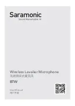 Saramonic BTW User Manual preview
