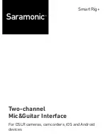 Saramonic SmartRig Plus User Manual предпросмотр