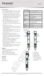 Saramonic SR-MLP4 Quick Start Manual preview