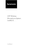 Saramonic UwMic15 User Manual preview