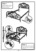 Предварительный просмотр 3 страницы Sareer Alexis 4' Bed Assembly Instruction