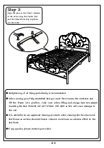 Предварительный просмотр 4 страницы Sareer Alexis 4' Bed Assembly Instruction