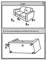 Предварительный просмотр 2 страницы Sareer Boston 2 Seater Sofa Assembly Instructions