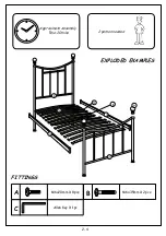 Предварительный просмотр 2 страницы Sareer Bristol 3' Bed Assembly Instructions