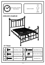 Предварительный просмотр 2 страницы Sareer Bristol Bed Assembly Instructions