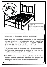 Предварительный просмотр 4 страницы Sareer Bristol Bed Assembly Instructions