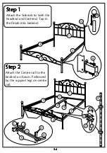 Предварительный просмотр 3 страницы Sareer Devon 4'6' Bed Assembly Instruction