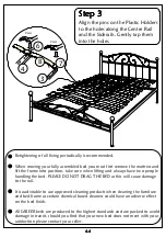 Предварительный просмотр 4 страницы Sareer Devon 4'6' Bed Assembly Instruction