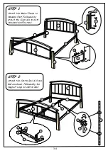 Предварительный просмотр 3 страницы Sareer Jose Bed Assembly Instructions