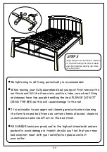 Предварительный просмотр 4 страницы Sareer Jose Bed Assembly Instructions