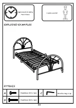 Предварительный просмотр 2 страницы Sareer Nava 3' Bed Assembly Instruction