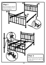 Предварительный просмотр 3 страницы Sareer Reggie 4'6 Bed Assembly Instruction