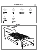 Предварительный просмотр 2 страницы Sareer Rochelles Bed Assembly Instructions