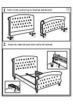 Предварительный просмотр 3 страницы Sareer Rochelles Bed Assembly Instructions